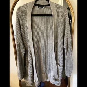 Long oversized cardigan